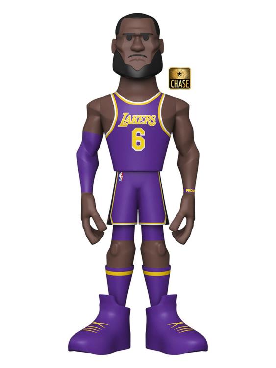 NBA: Lakers Gold LeBron James 12-Inch Premium Vinyl Figure (Chase)