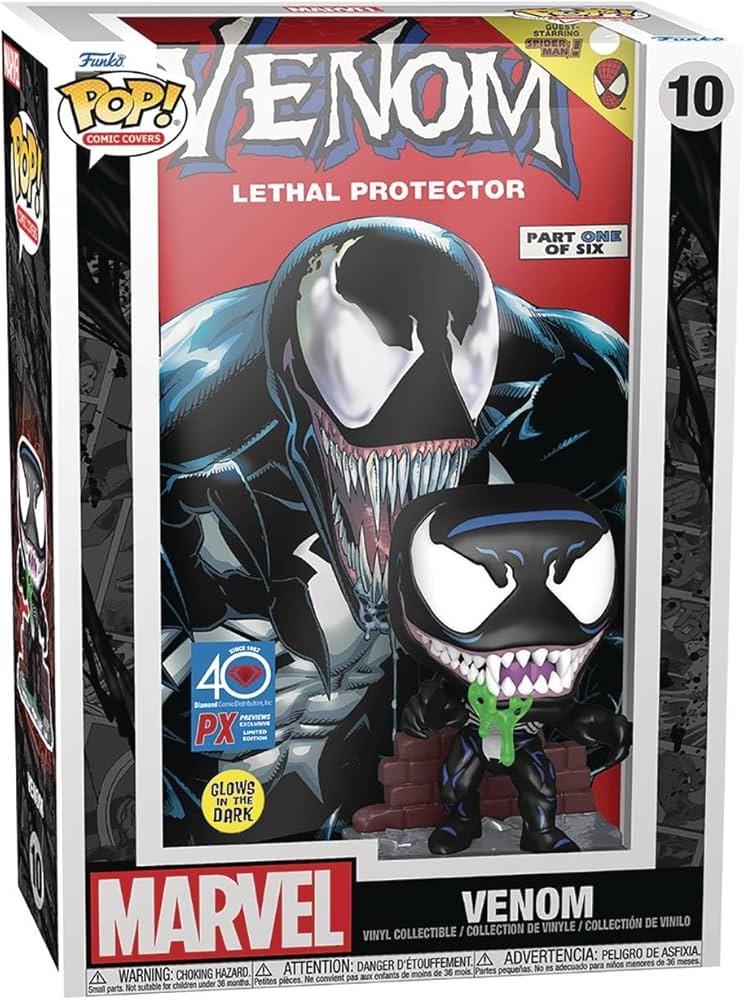 10 Marvel Comic Book: Venom (GITD) (Exclusive)