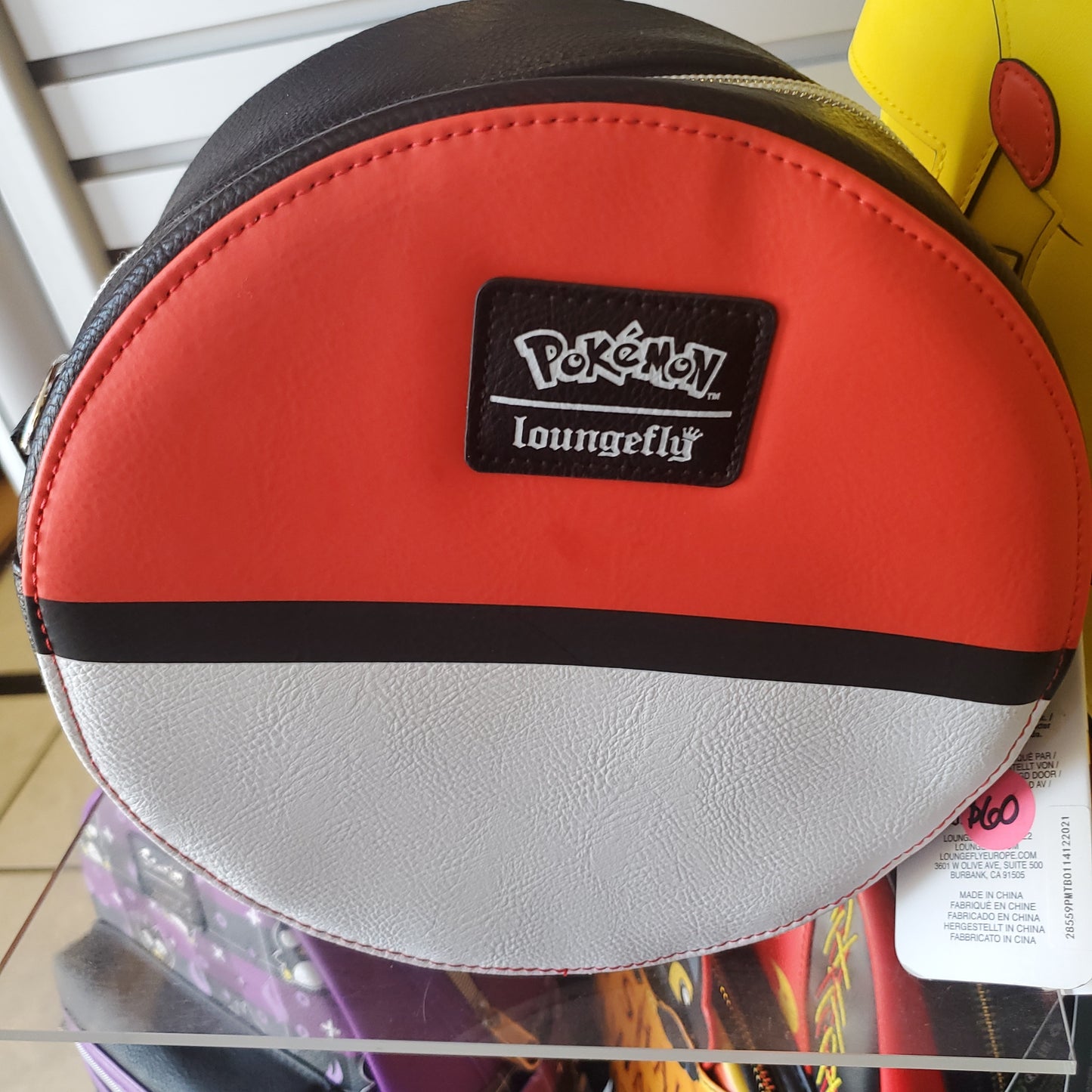 Loungefly Pokémon Poké Ball Crossbody Purse (Entertainment Earth Exclusive)