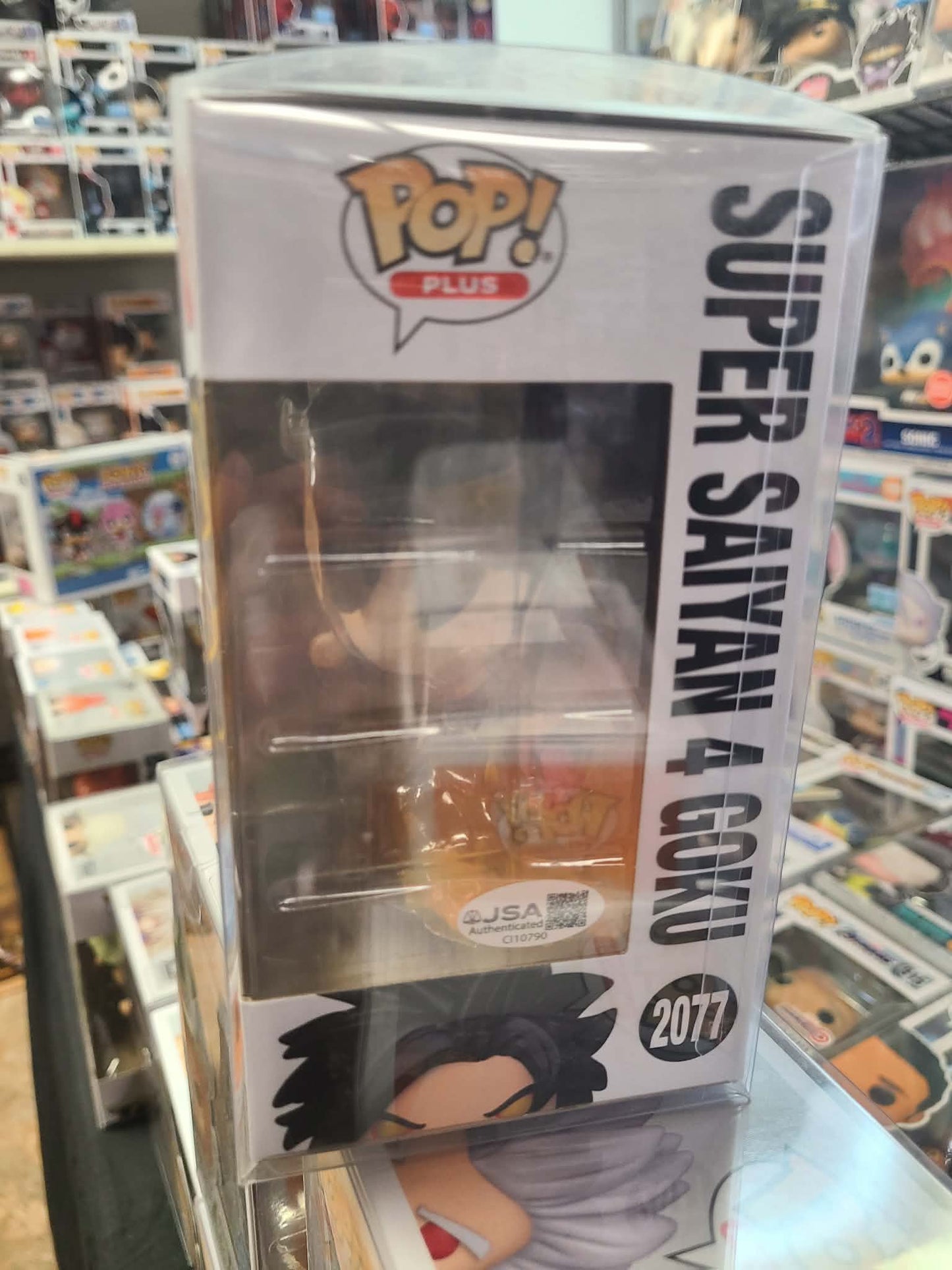 2077 Dragon Ball GT: Super Saiyan 4 Goku Dragon Fist Exclusive Signed by Sean Schemmel
