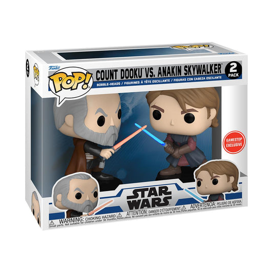 2 Pack Star Wars : Count Dooku vs. Anakin Skywalker (Exlcusive)