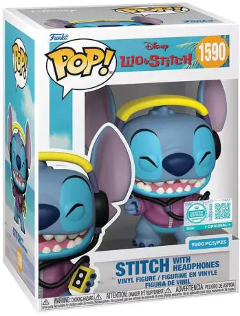 1590 Disney Lilo & Stitch: Stitch w/Music Headphones LE9500