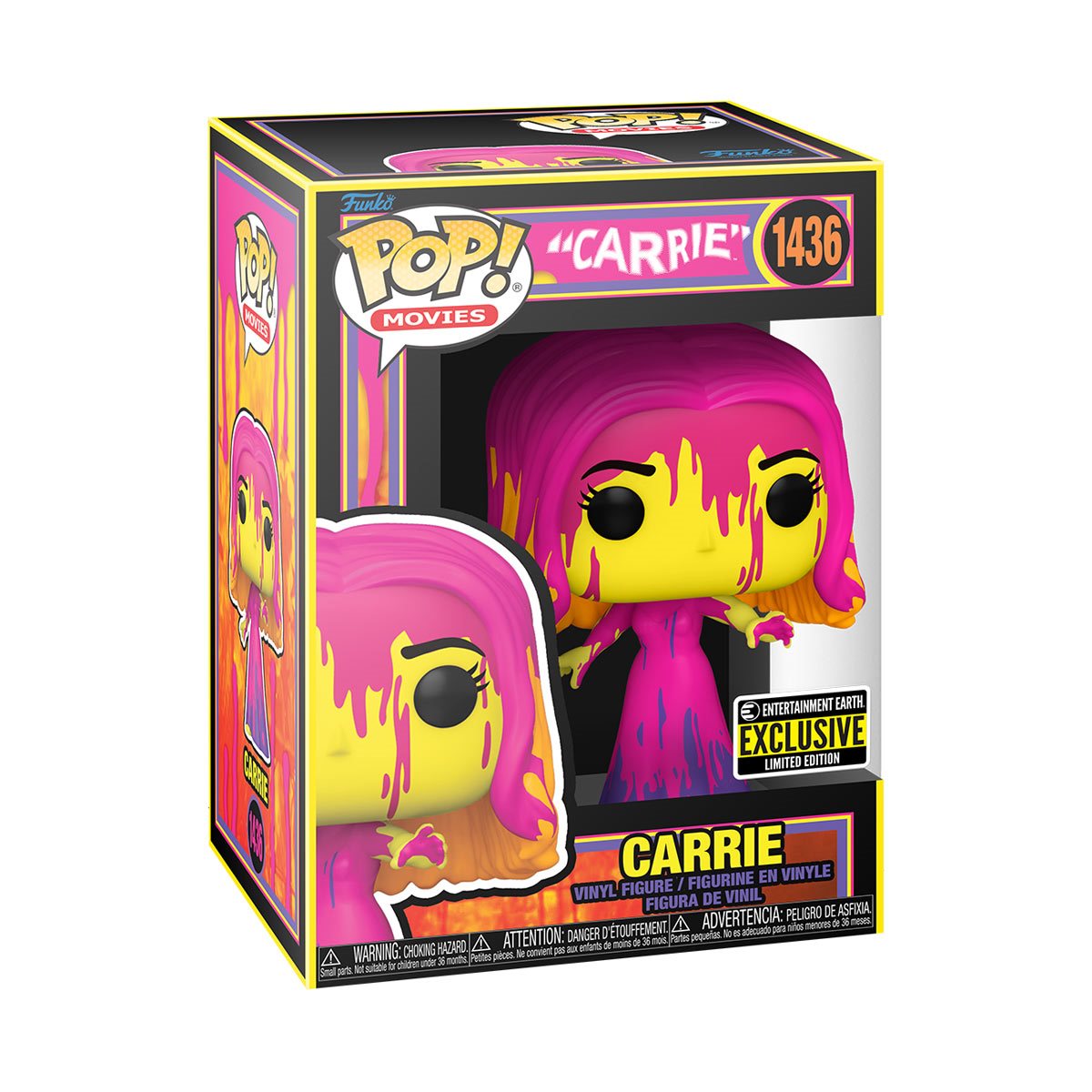 *DAMAGED* 1436 Carrie: Carrie Black Light (Entertainment Earth Exclusive)