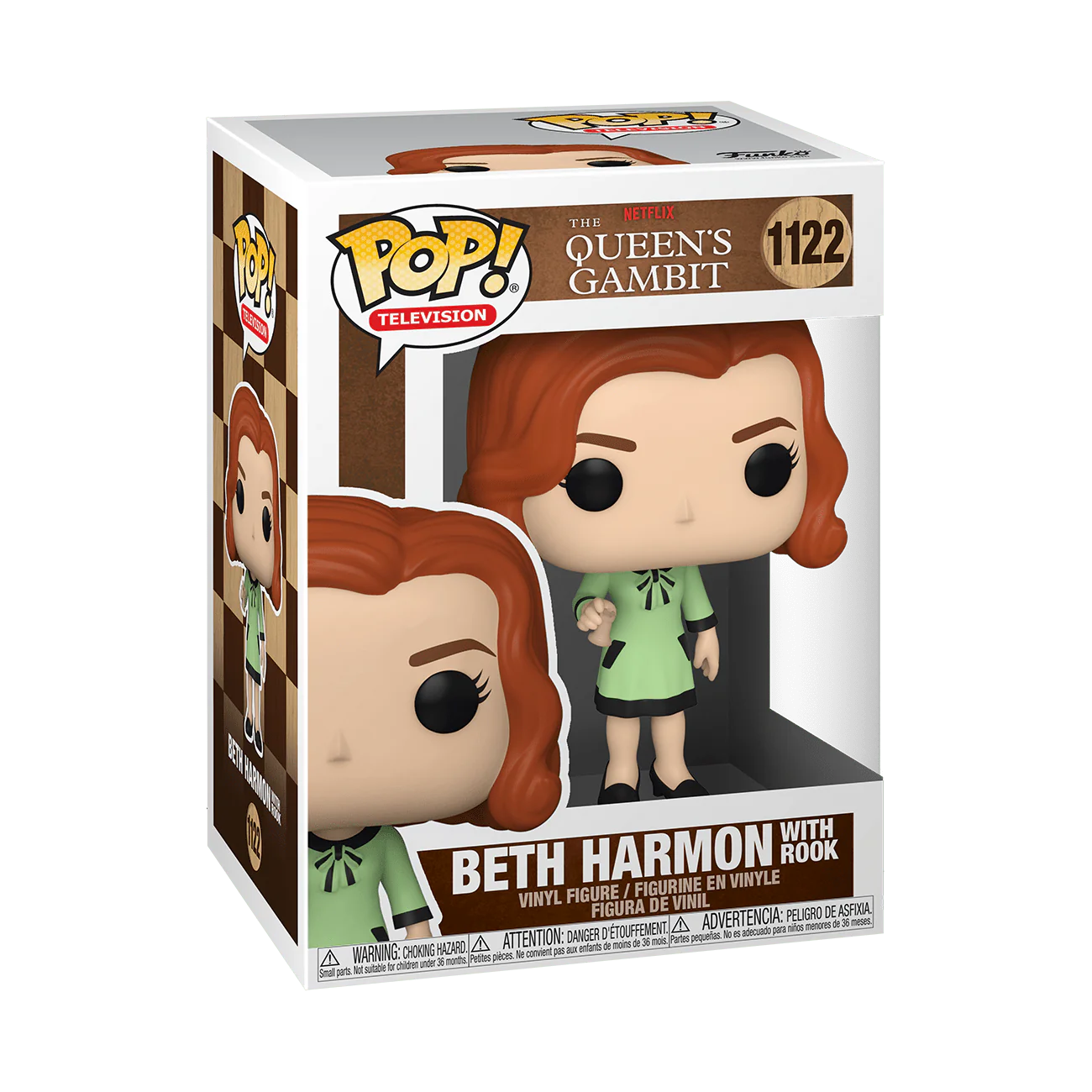 1122 The Queen’s Gambit : Beth Harmon with Rook