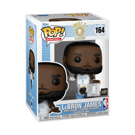 164 NBA: LeBron James in White Lakers Jersey Special Edition Exclusive