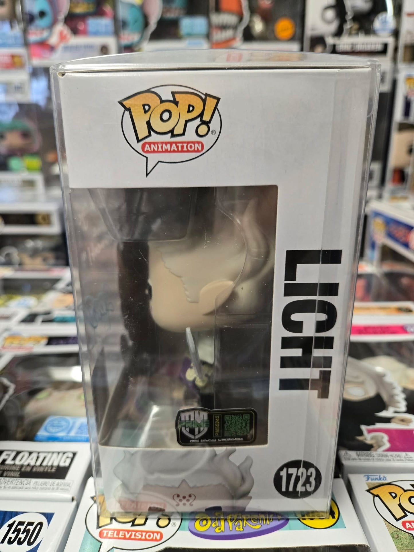 1723 Black Clover: Licht with Sword Signed by Jerry Jewell