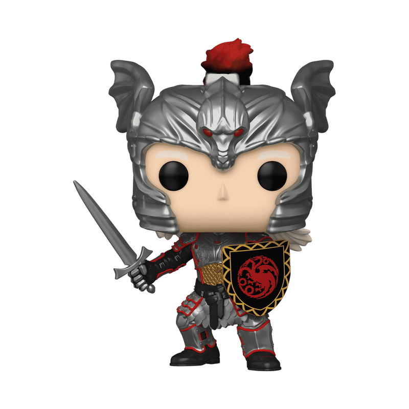 11 House of the Dragon: Daemon Targaryen (Targaryen Armor) with Pop! Protector