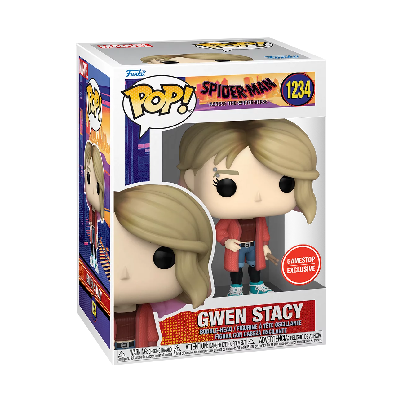1234 Spider-man Across the Spiderverse : Gwen Stacy (Exclusive)