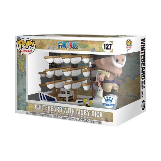 127 One Piece: Whitebeard with Moby Dick Rides Deluxe Funko Sticker