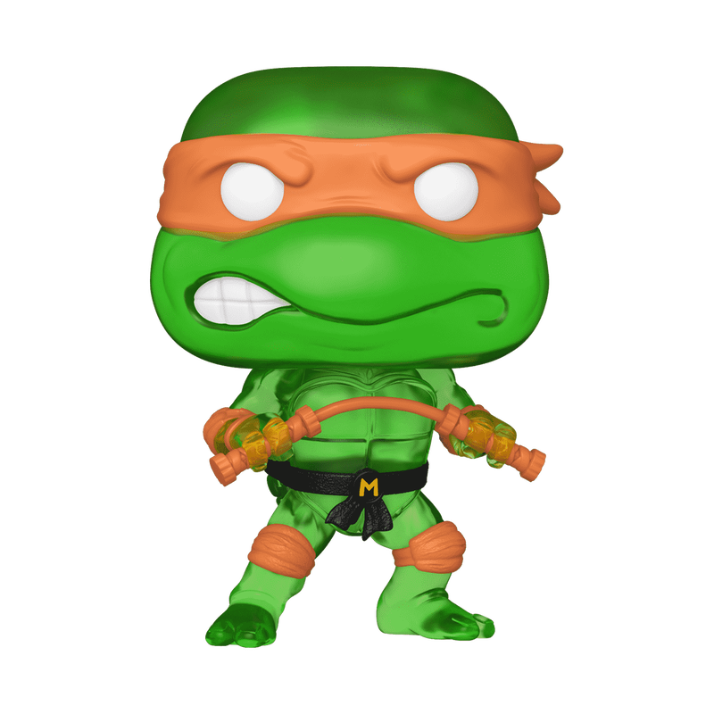 *NON MINT* 1701 Teenage Mutant Ninja Turtles : Michelangelo (Translucent Green)