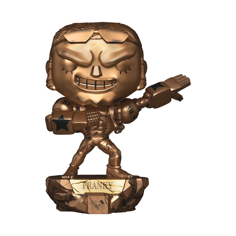 2180 One Piece: Franky Statue (Bronze) with Pop! Protector