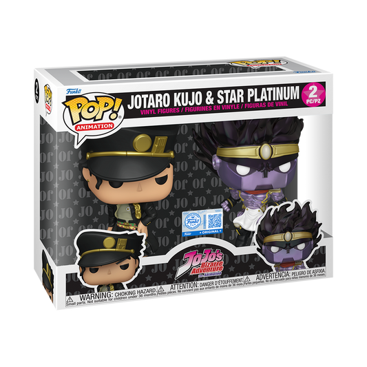 JoJo's Bizarre Adventure: Jotaro Kujo & Star Platinum 2-Pack