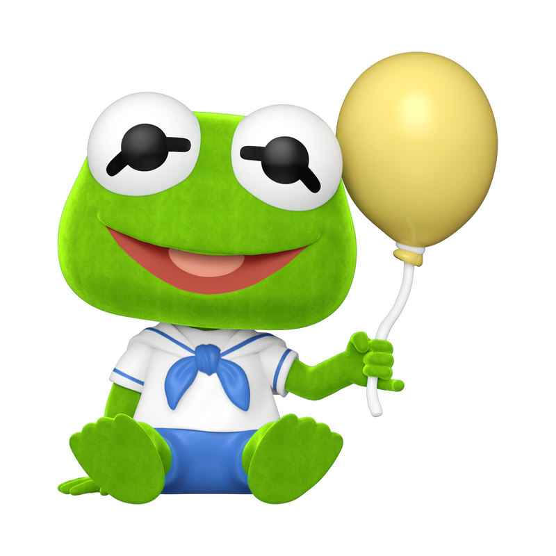 1696 Muppet Babies: Baby Kermit Flocked Exclusive