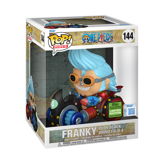 144 One Piece Rides Deluxe: Franky with Black Rhino FR-U 4 Exclusive