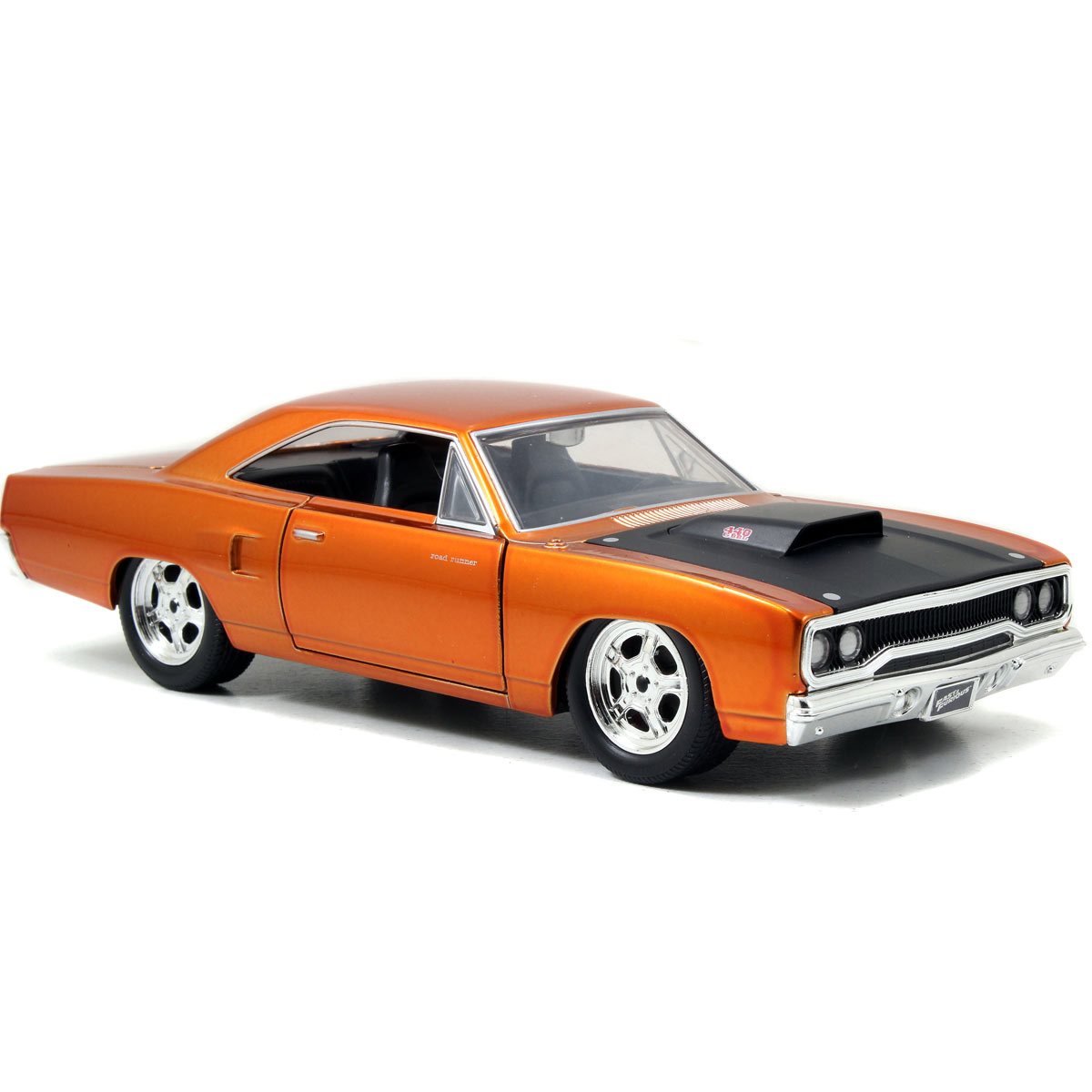 Fast and Furious Dom's Orange Plymouth Road Runner 1:24 Scale Die-Cast Metal Vehicle