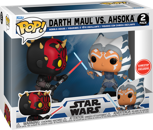 2 Pack Star Wars: Darth Maul VS. Ahsoka (Exclusive)