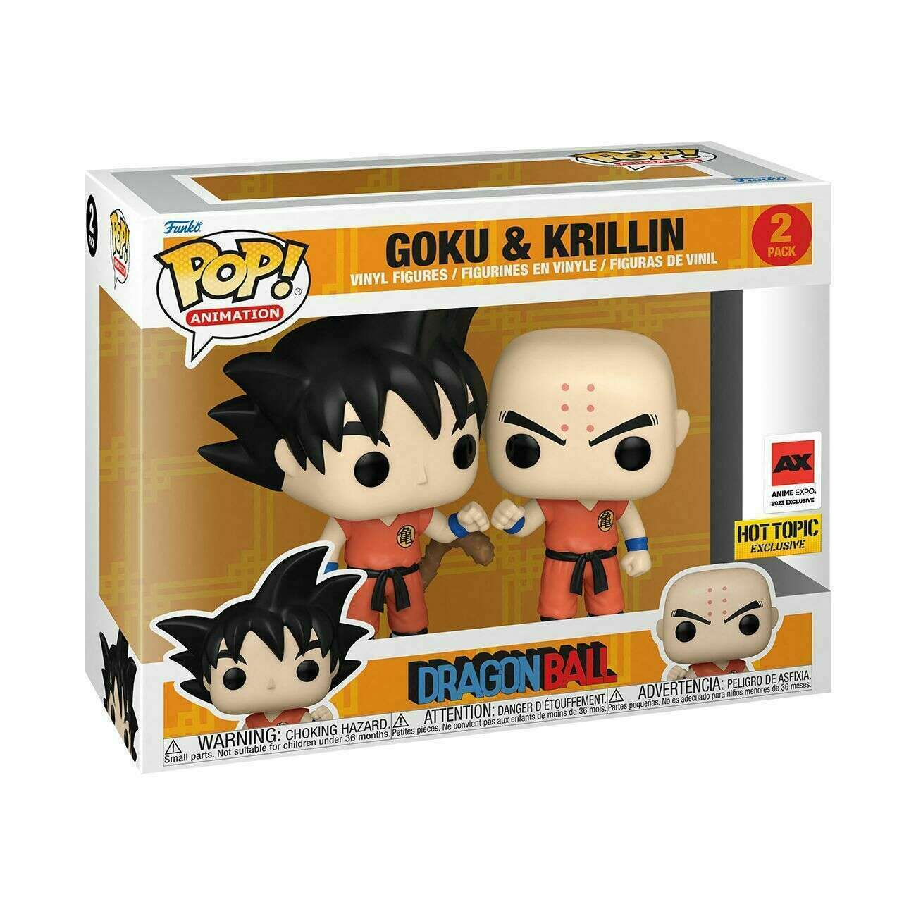 2 Pack Dragon Ball: Goku & Krillin (Anime Expo Exclusive)