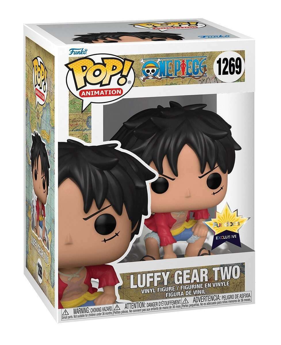 1269 One Piece: Luffy Gear Two Chase Common & Chase Bundle (Fundom Exclusive)