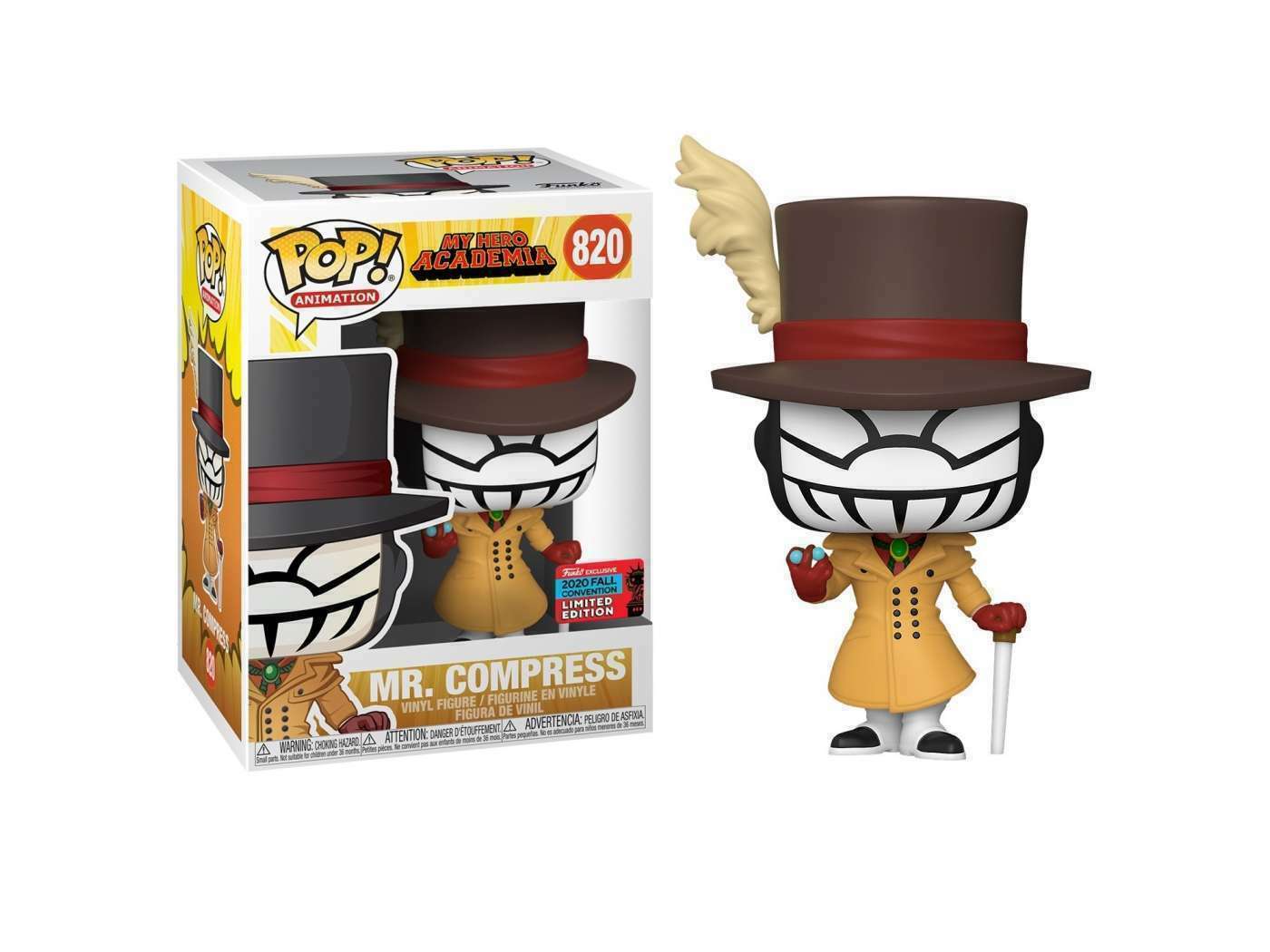 820 My Hero Academia: Mr Compress LE (NYCC Shared Sticker)