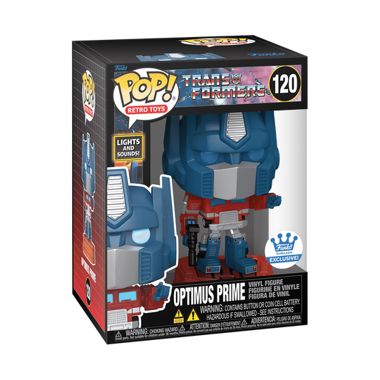 120 Transformers : Optimus Prime (Lights and Sounds) (Funko Exclusive)