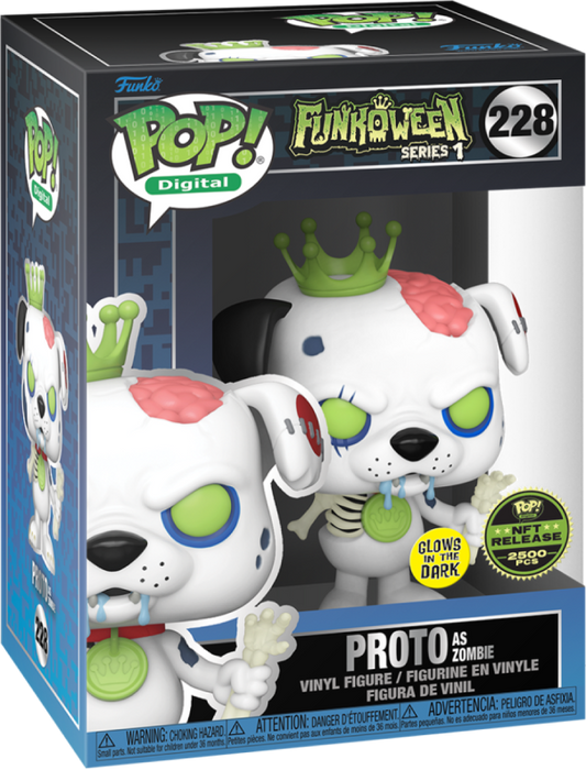 228 Funkoween: Proto As Zombie LE2500 GITD