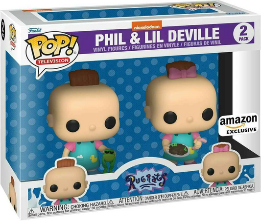 *DAMAGE* 2 Pack Rugrats: Phil & Lil Deville