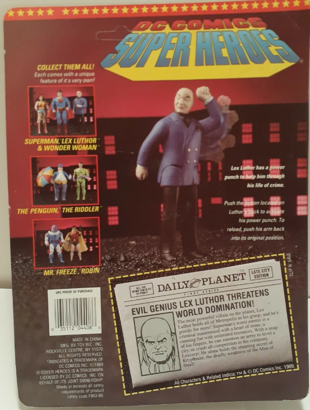 Toy Biz DC Comics Super Heroes : Lex Luthor