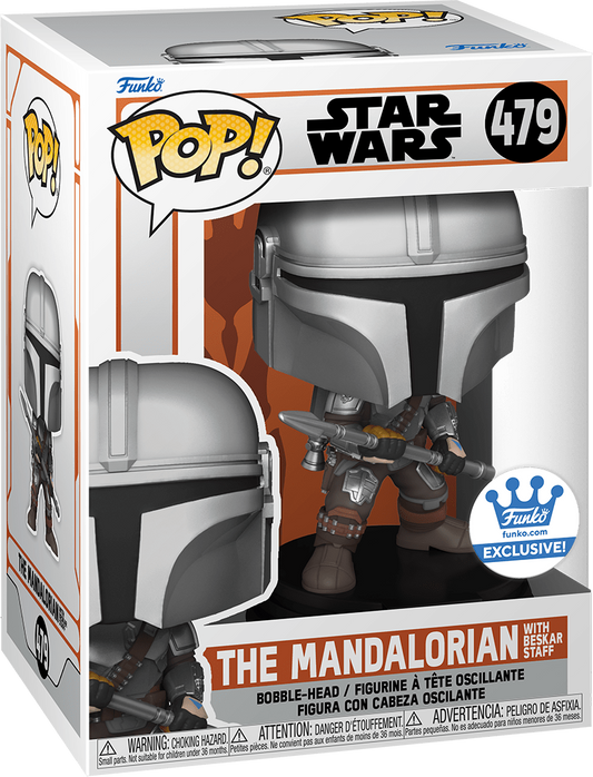 479 Star Wars : The Mandalorian with Beskar Staff (Funko Shop Exclusive)