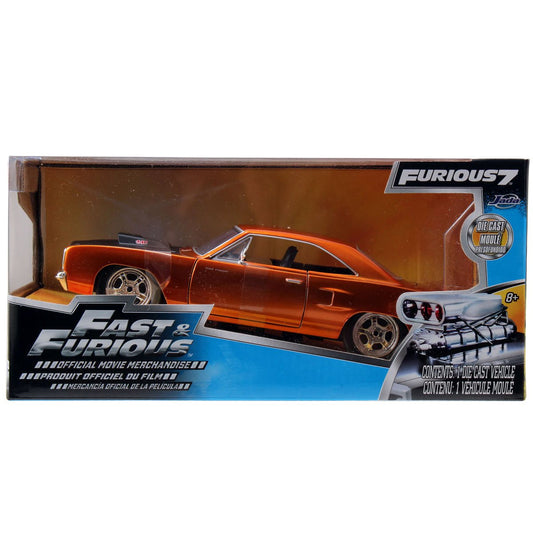 Fast and Furious Dom's Orange Plymouth Road Runner 1:24 Scale Die-Cast Metal Vehicle