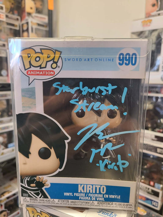 990 Sword Art Online: Kirito Signed by Bryce Papenbrook
