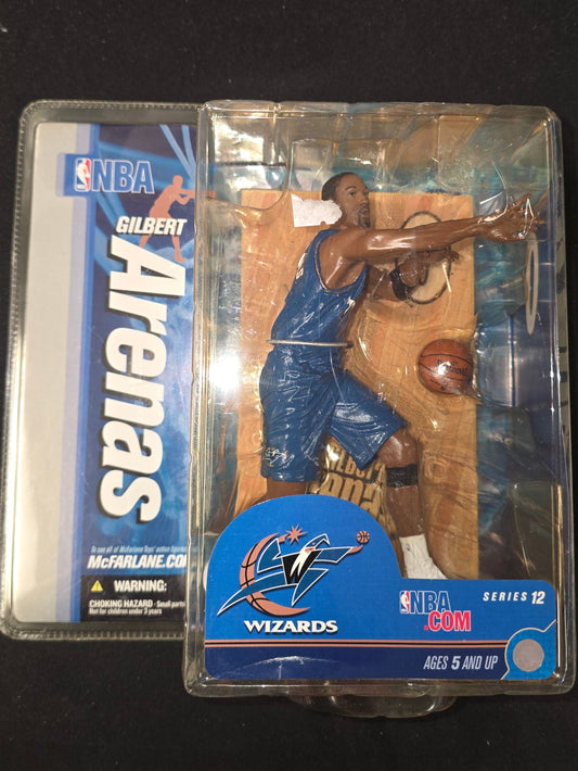 MCFARLANE NBA Series 12 GILBERT ARENAS Washington Wizards ACTION FIGURE (2007)