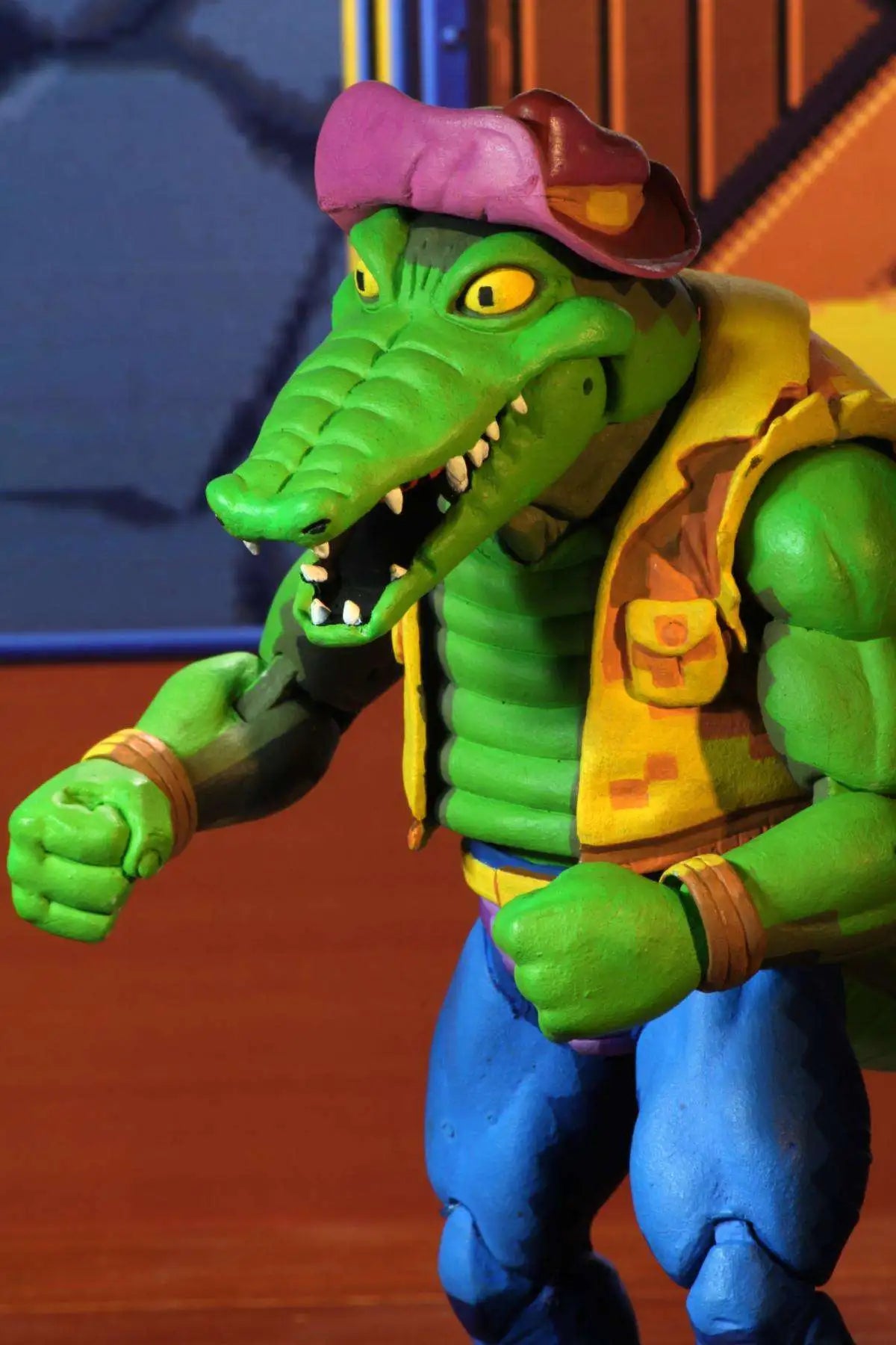 NECA Teenage Mutant Ninja Turtles Turtles in Time Series 2 Leatherhead Action Figure