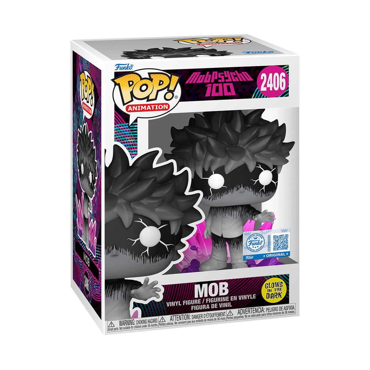 2406 Mob Psycho 100: Mob Glow-in-the-Dark - Entertainment Earth Exclusive
