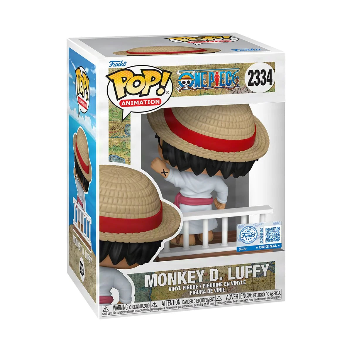 2334 One Piece: Straw Hat Pirates Monkey D. Luffy - Entertainment Earth Exclusive