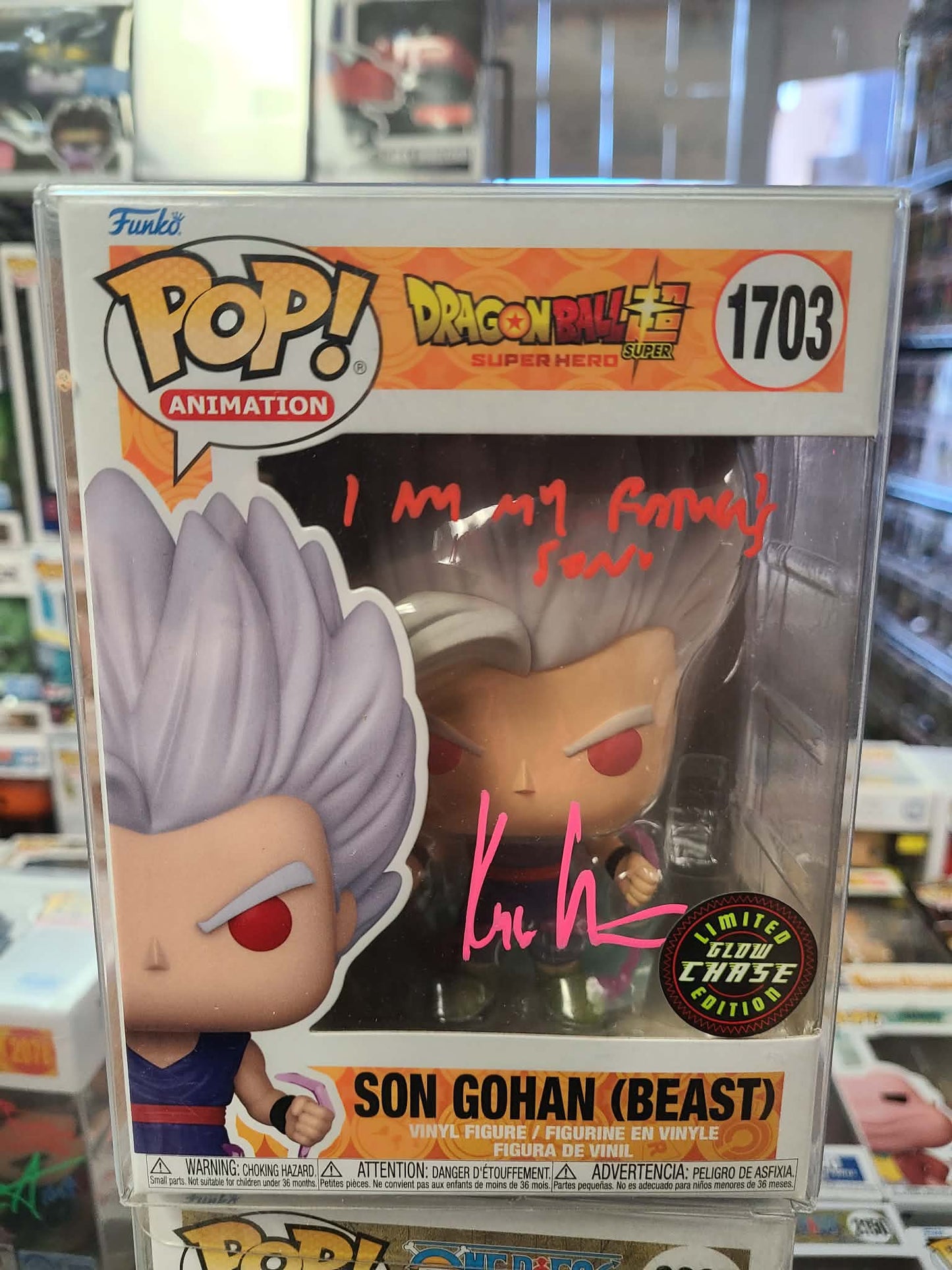 1703 Dragon Ball Super: Super Hero Son Gohan (Beast) Chase signed by Kyle Hebert