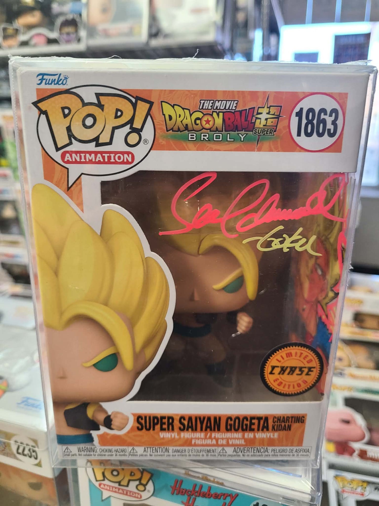 1863 Dragon Ball Super: Broly Gogeta Chase signed by Sean Schemmel