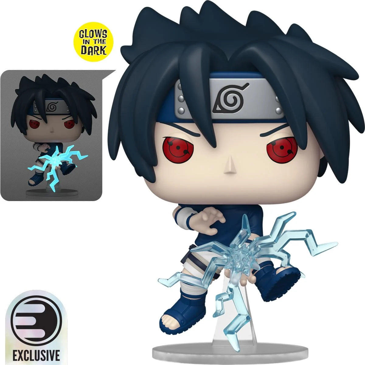 1969 Naruto: Sasuke Uchiha (Chidori) Glow-in-the-Dark - Entertainment Earth Exclusive