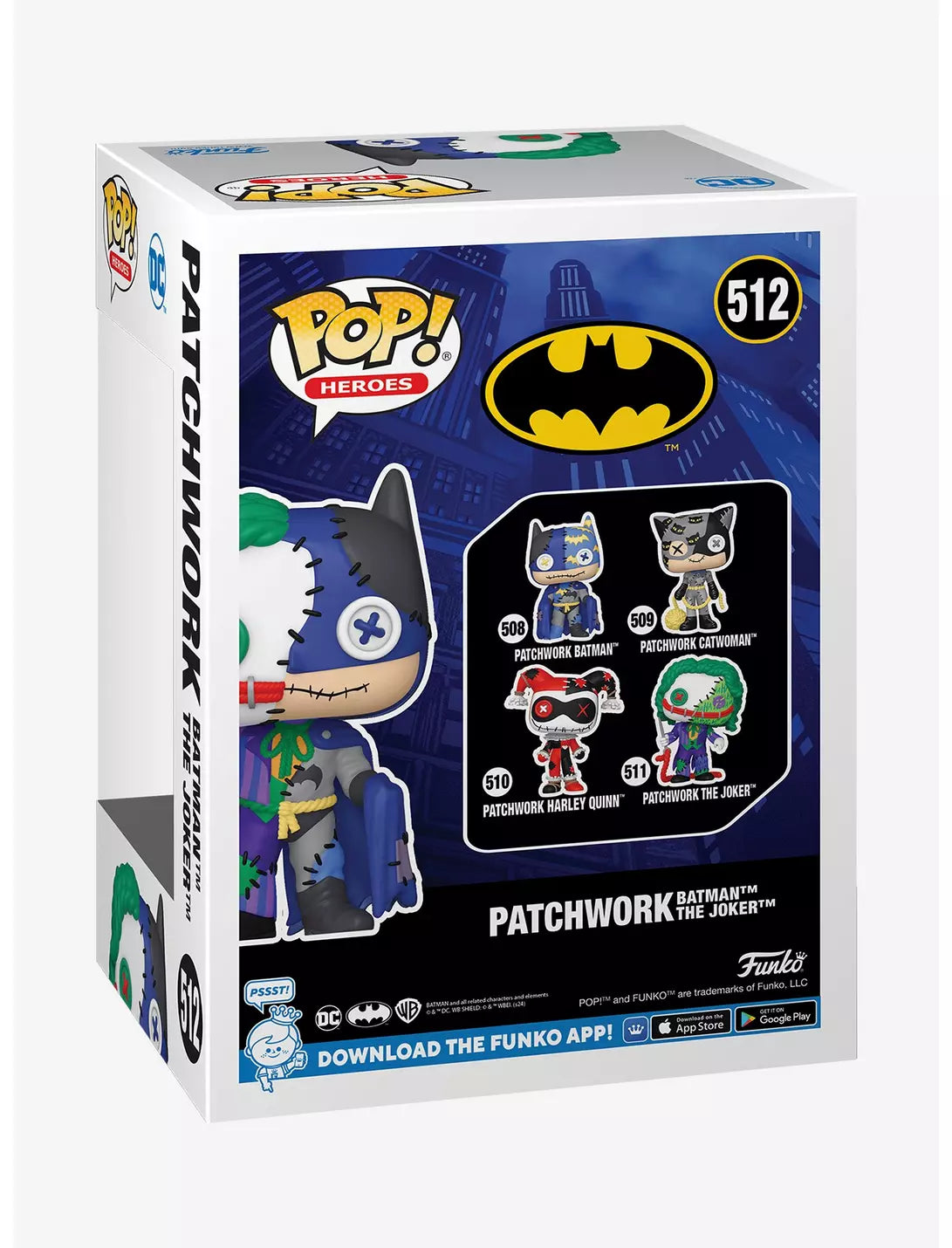 512 Batman: Patchwork Batman the Joker Exclusive