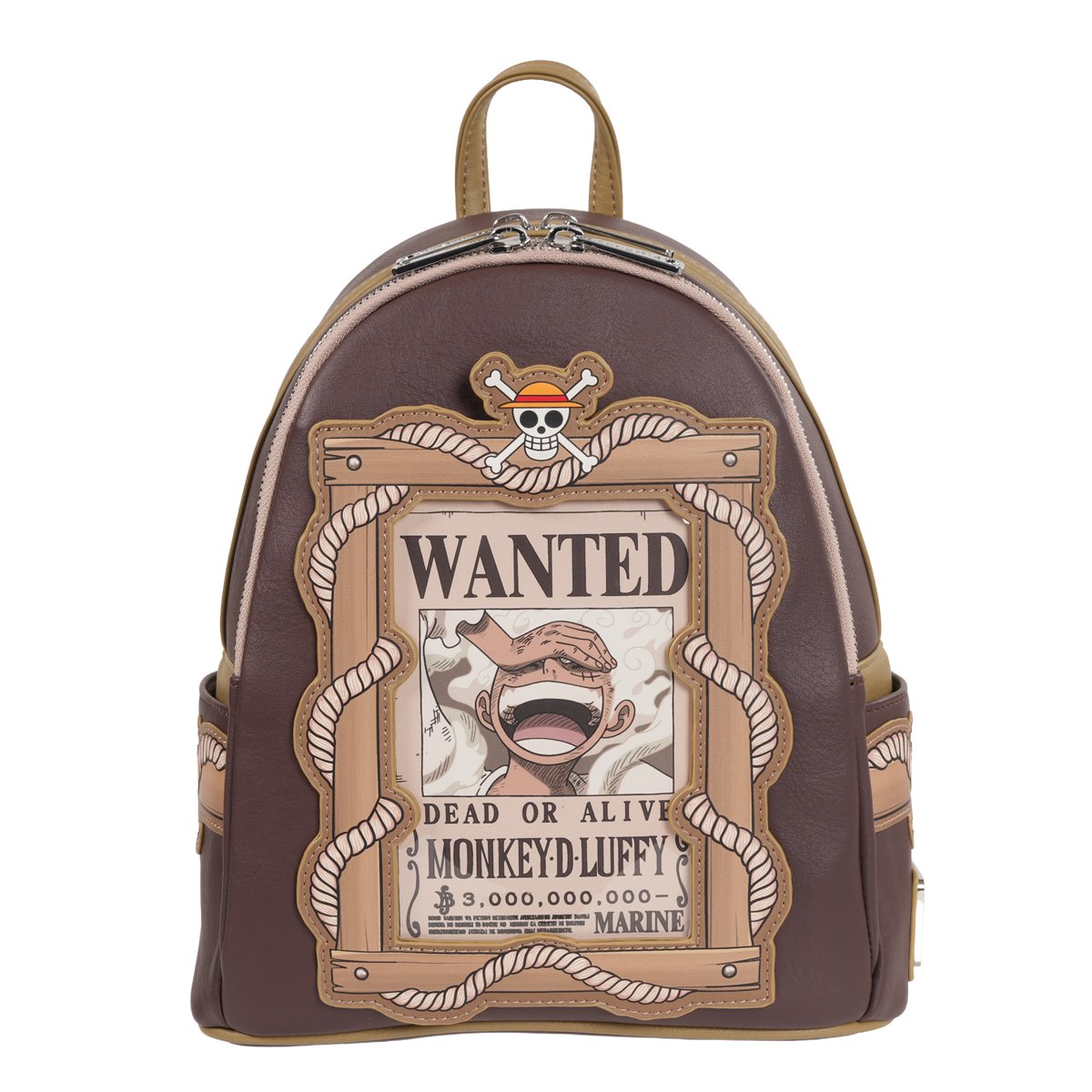 One Piece Wanted Dead or Alive Monkey D. Luffy Mini-Backpack - Entertainment Earth Exclusive