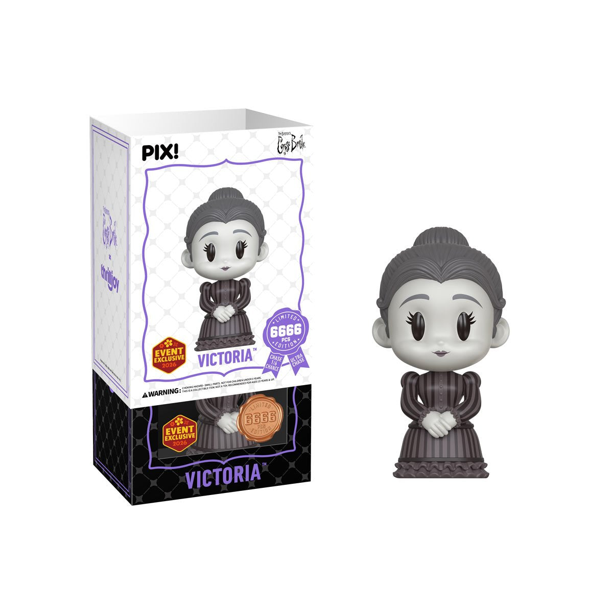 *Common Only* Corpse Bride Victoria Pix! Vinyl Figure - 2026 Convention Exclusive