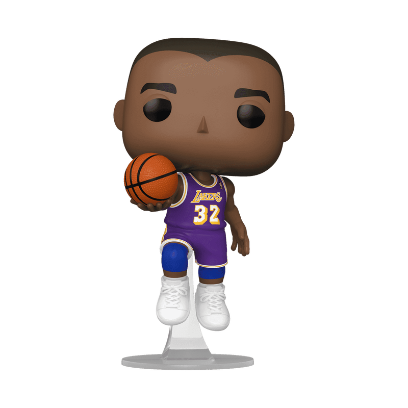 150 NBA Los Angeles Lakers: Magic Johnson (Purple Jersy) Exclusive