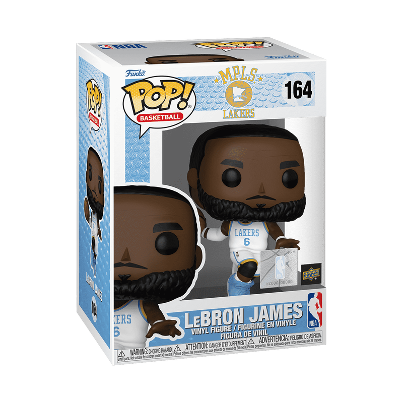164 NBA: LeBron James in White Lakers Jersey Special Edition Exclusive