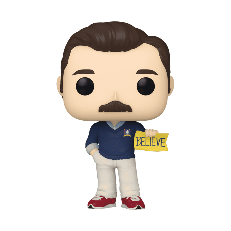 1357 Ted Lasso: Ted Lasso with Believe Sign Exclusive