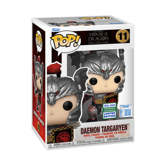 11 House of the Dragon: Daemon Targaryen (Targaryen Armor) with Pop! Protector
