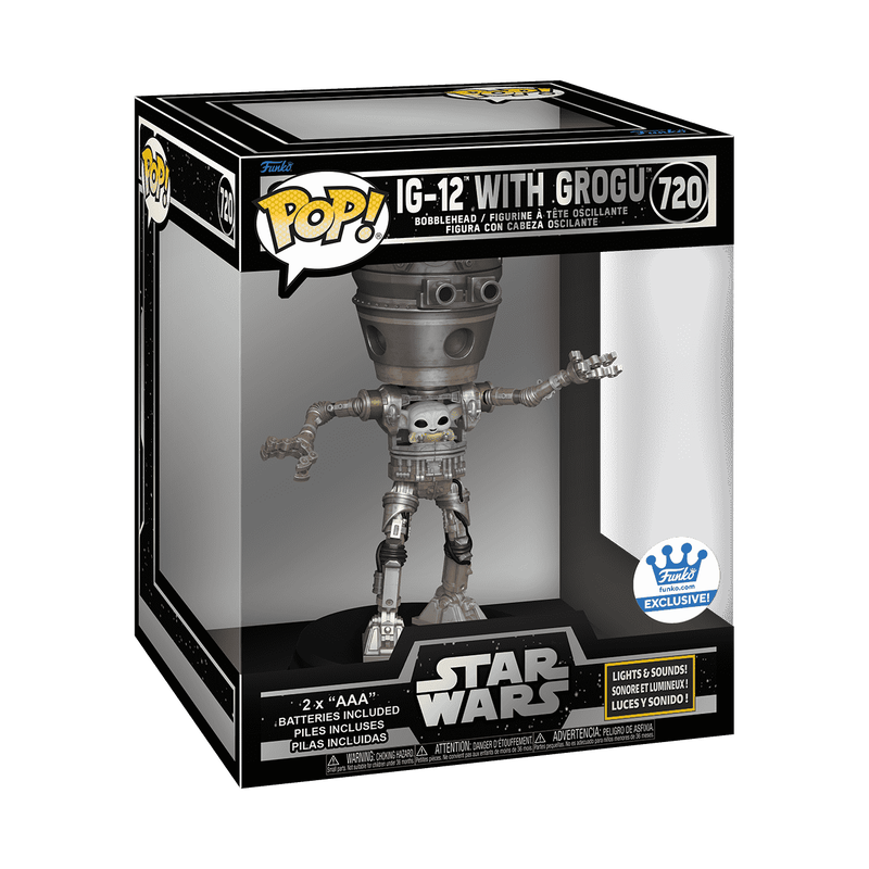 720 Star Wars Deluxe Lights and Sounds: IG-12 with Grogu