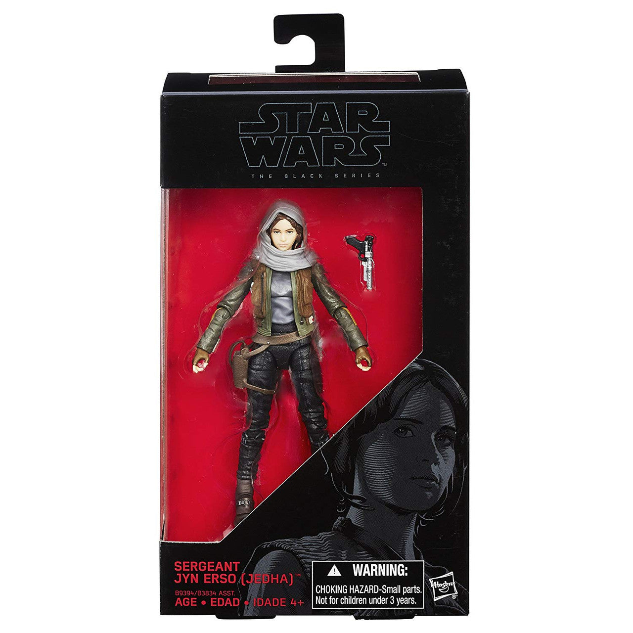 Hasbro Star Wars The Black Series #22 Sergeant Jyn Erso Jedha 6" action figure