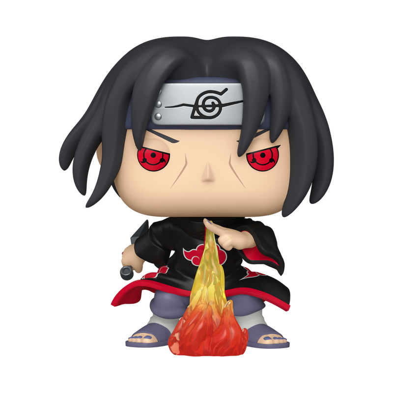 1842 Naruto: Itachi Uchiha (Fireball Jutsu) with Pop! Protector LE5000