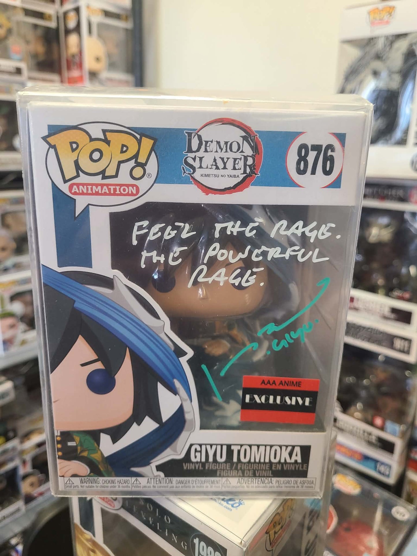 876 Demon Slayer: Giyu Tomioka (Exclusive) Signed by Johnny Yong Bosch