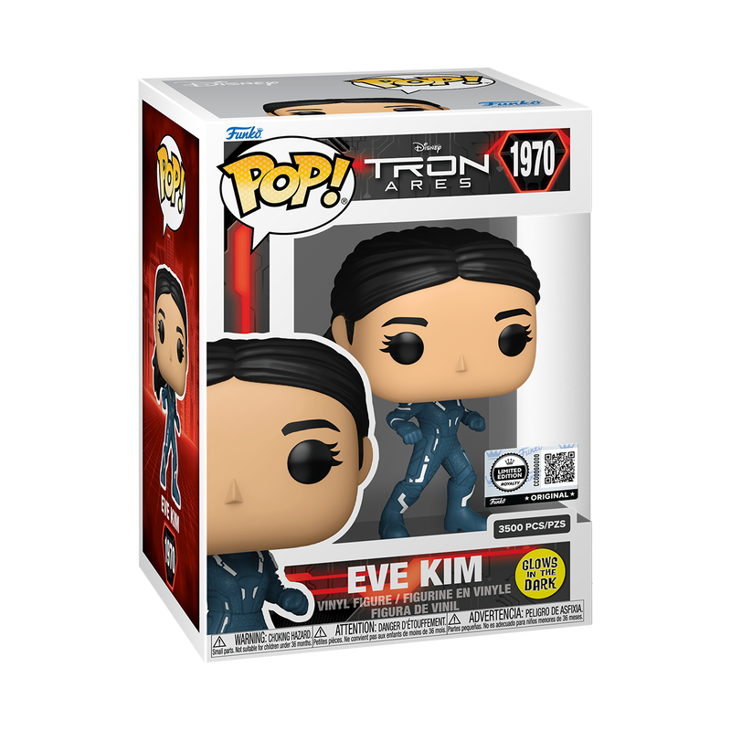 1970 Disney Tron Ares: Eve Kim (Glow) with Pop! Protector