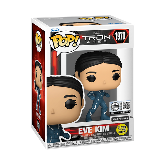 1970 Disney Tron Ares: Eve Kim (Glow) with Pop! Protector